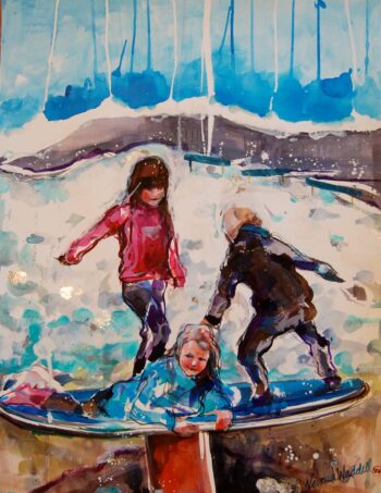 Verena Waddell visual artist print Spin