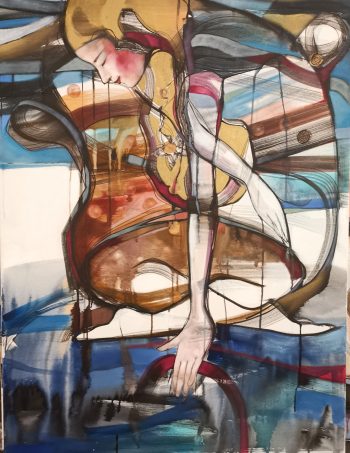 Verena Waddell Started live painting ink