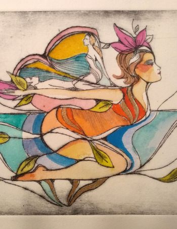 Love Flight Verena Waddell grafikk